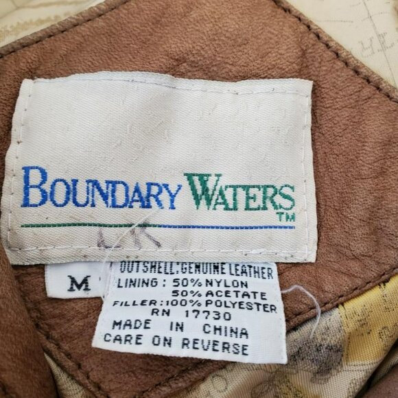 Vintage leather bomber moto COAT M L brown Tan Black cowgirl western equestrian - Picture 6 of 9